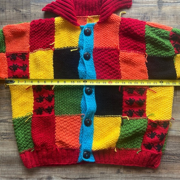 Handmade Harry Styles & JW Anderson Inspired Crochet Cardigan Sweater Size M/L - Picture 3 of 5